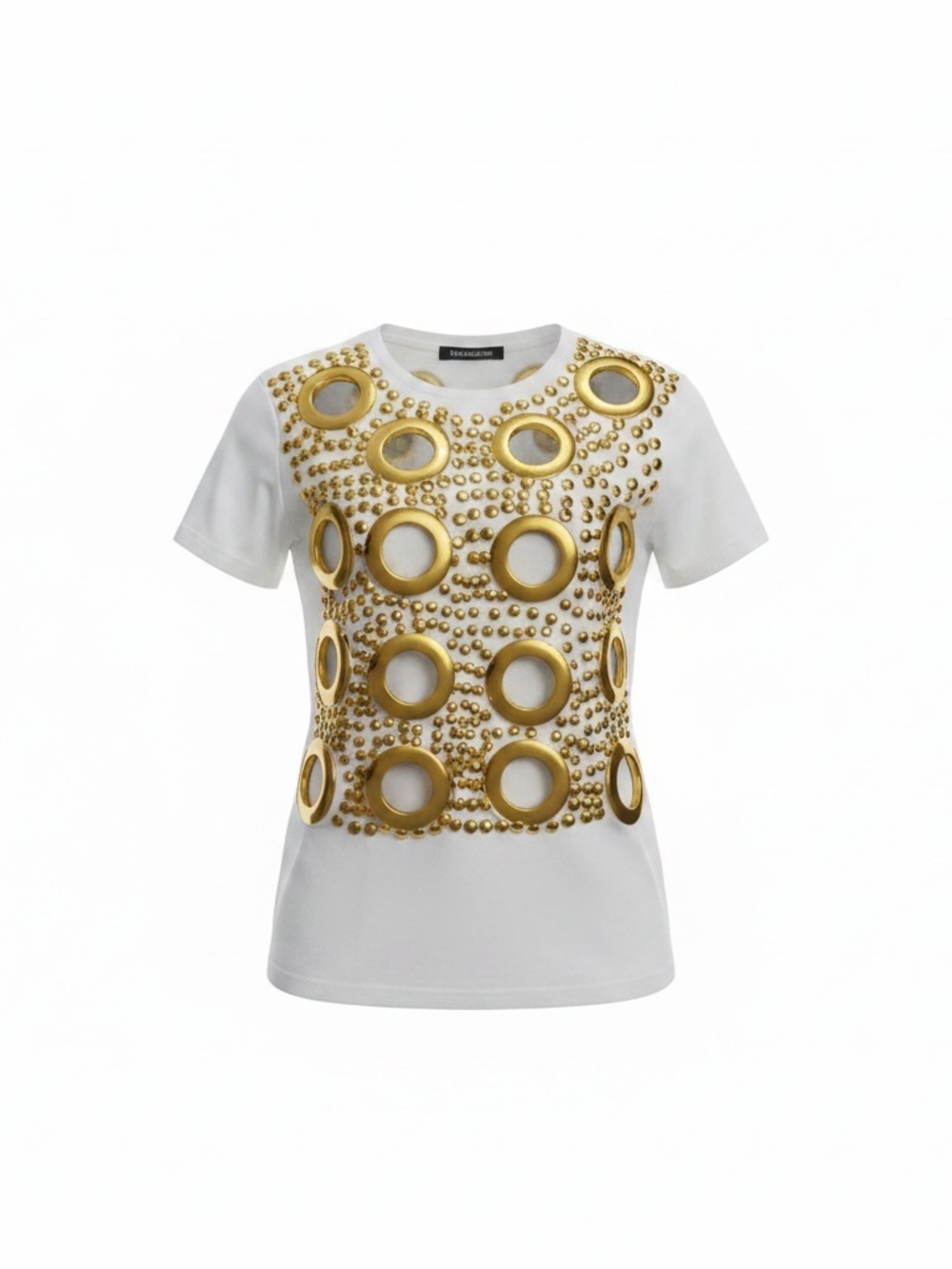 Gold Accessorized Tee